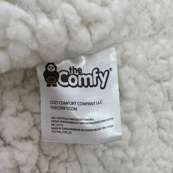 The Comfy Pink Sherpa Lined Wearable Blanket Hoodie Oversized Cozy One Size - Picture 3 of 8